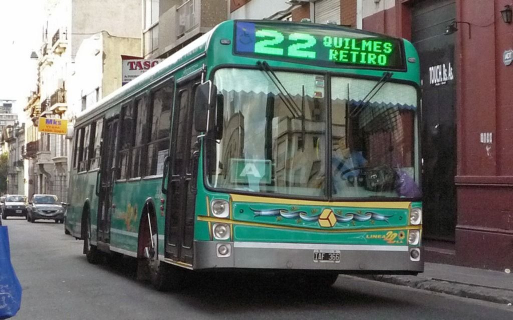 Paro de conductores de la línea 22