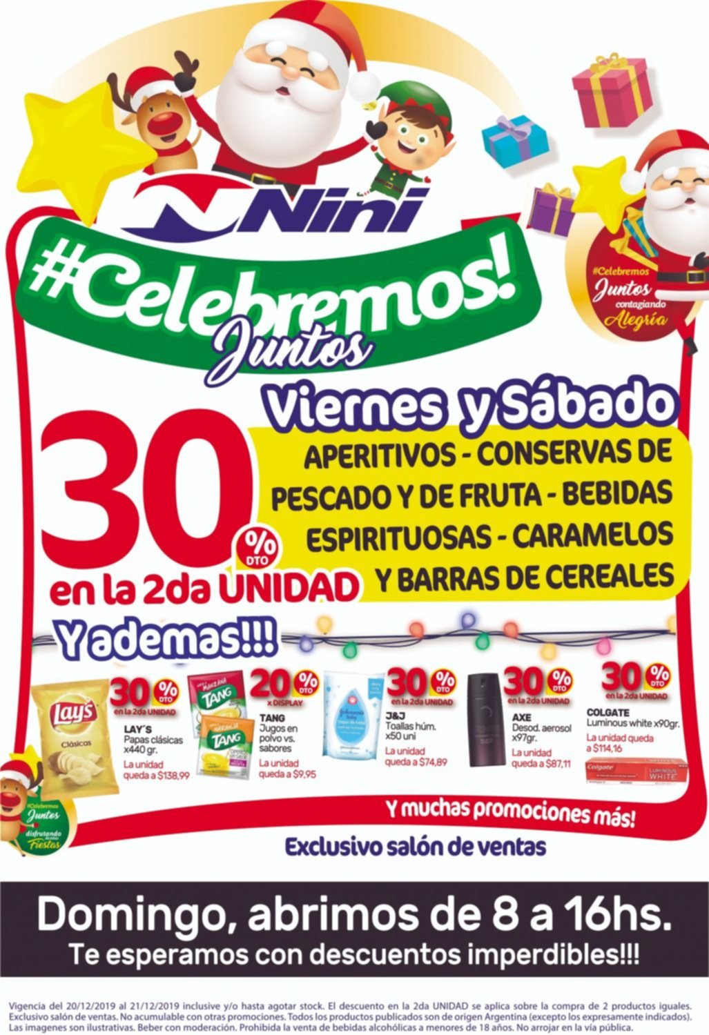 Celebrá las fiestas con muchas promociones y todo lo que necesitás