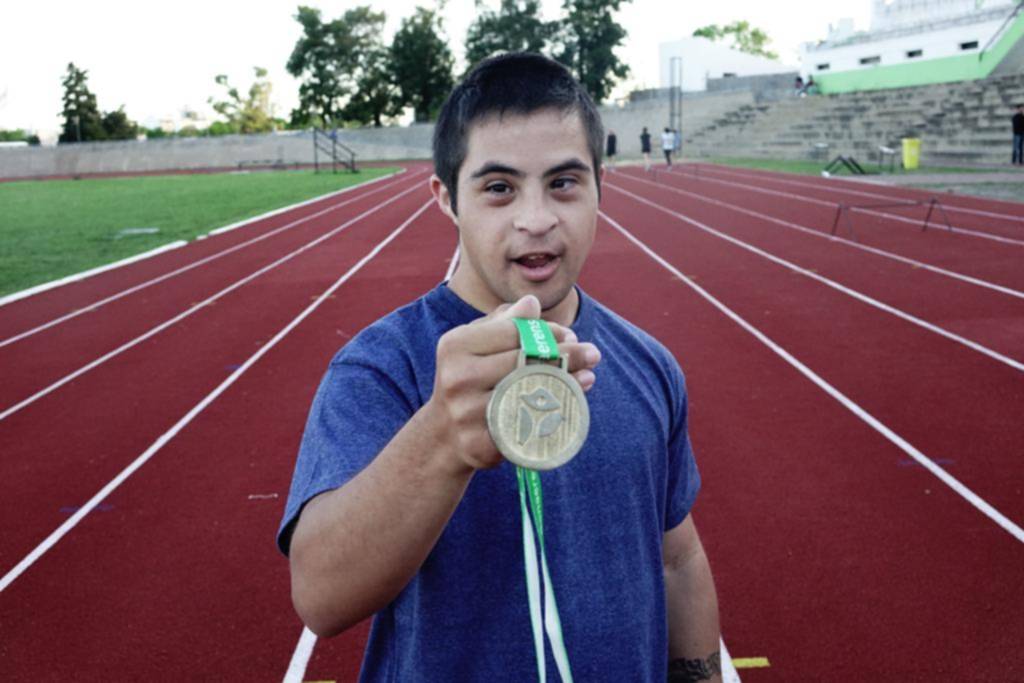 La medalla de Luca, el campeón de la velocidad