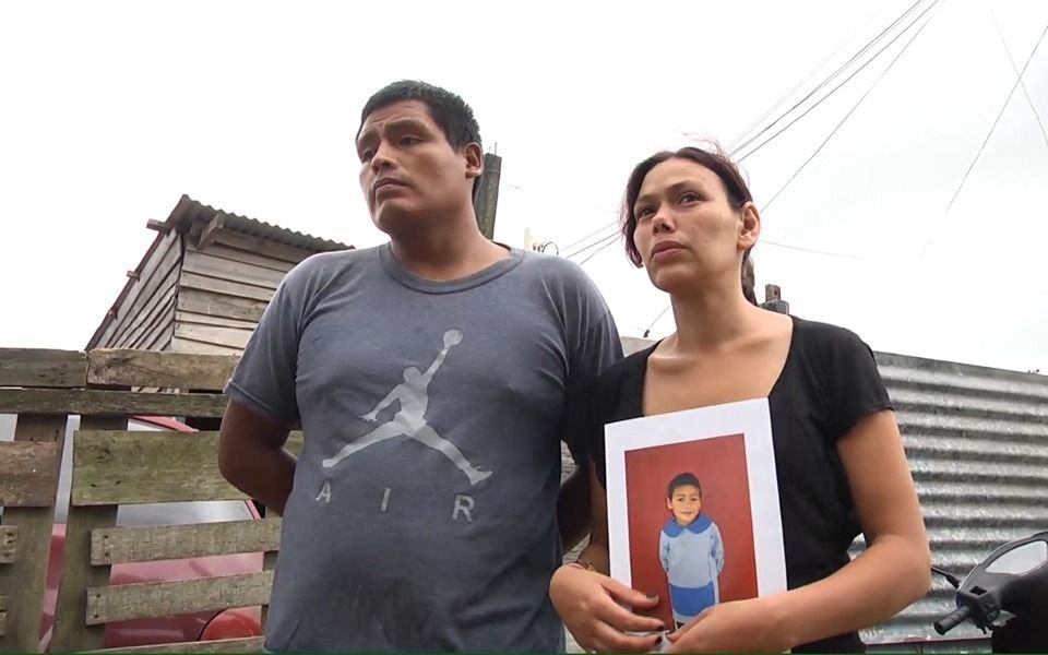 El dolor de los padres del nene que murió atropellado: "Hice todo lo que pude para que frene, pero siguió de largo"