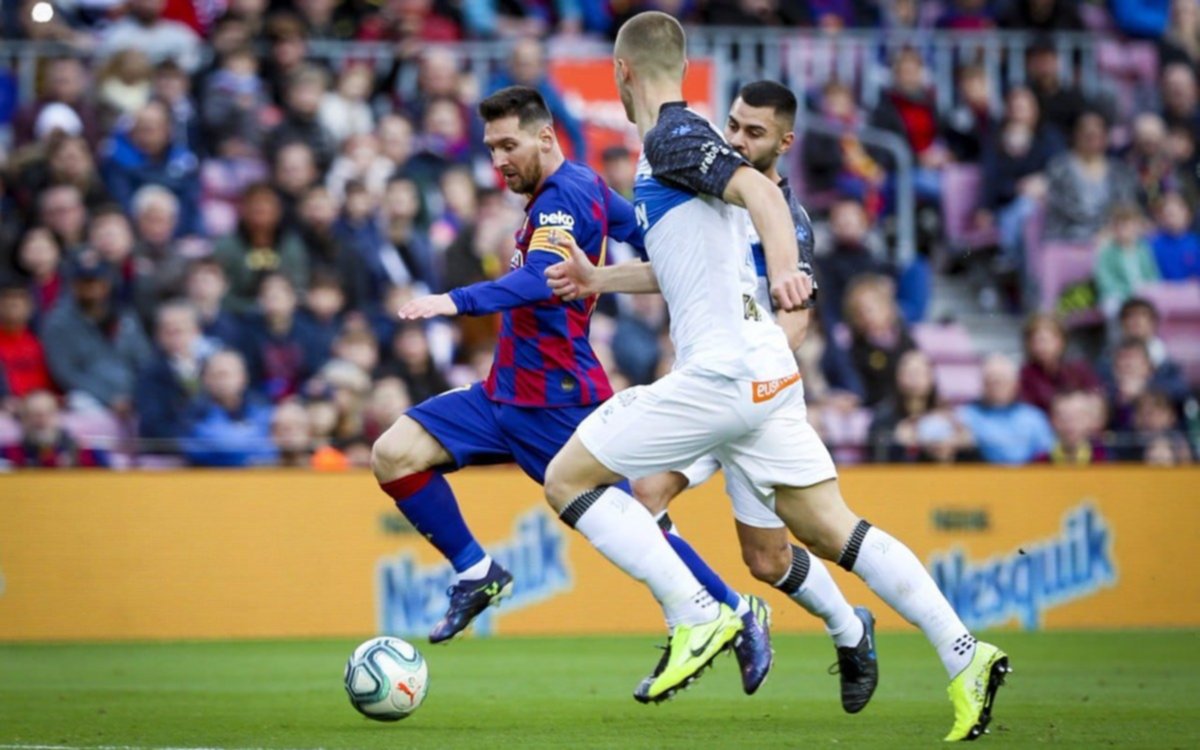 Messi marcó un golazo, alcanzó los 50 en el año y Barcelona terminó puntero de la Liga
