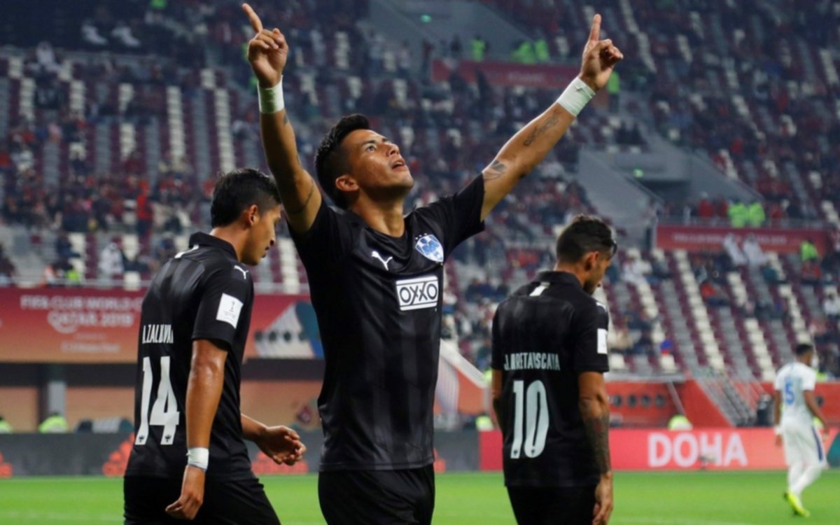 Maxi Meza convirtió en el triunfo de Monterrey que terminó tercero en el Mundial de Clubes