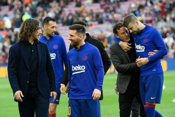 Milito viajó a España y fue reconocido en el Camp Nou