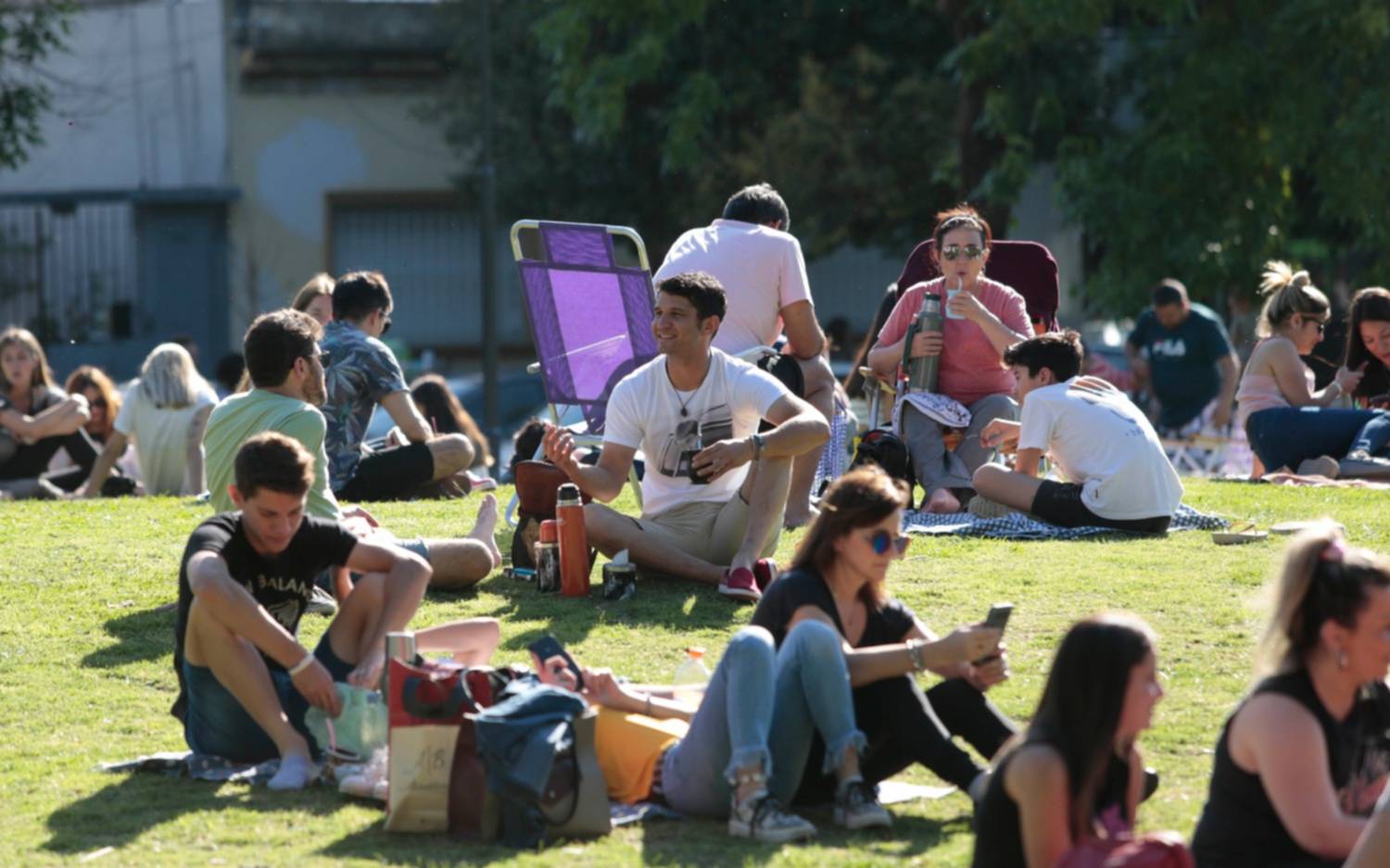 Con sol y temperatura agradable, ideal  para disfrutar el domingo al aire libre