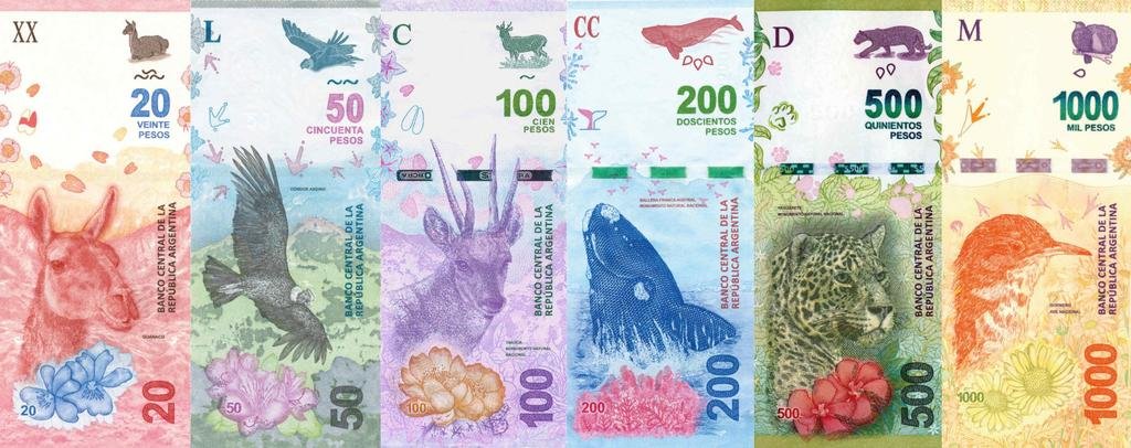 El Banco Central analiza sacar billetes de 2.000 y 5.000 pesos