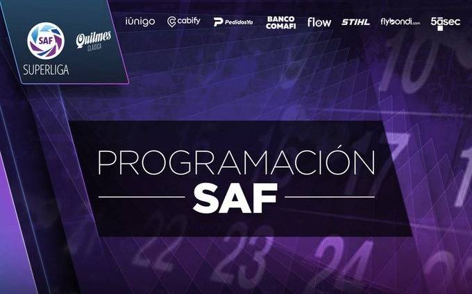 Superliga dio a conocer el fixture para la reanudación del torneo
