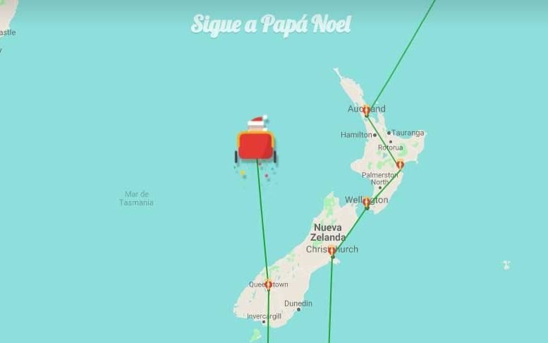 Papá Noel ya reparte regalos en todo el  mundo: seguí el recorrido para saber por dónde viene
