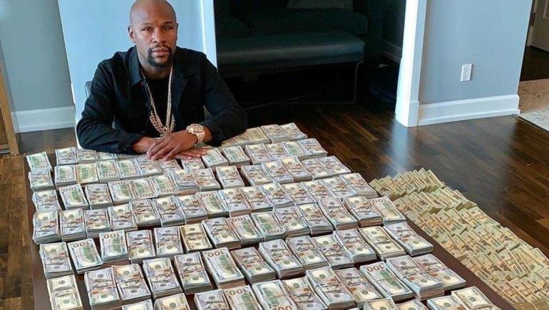 Mayweather ganó por nocaut la “carrera de los millones”