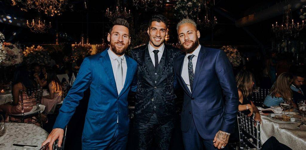 Volvieron a juntarse Messi, Suárez y Neymar