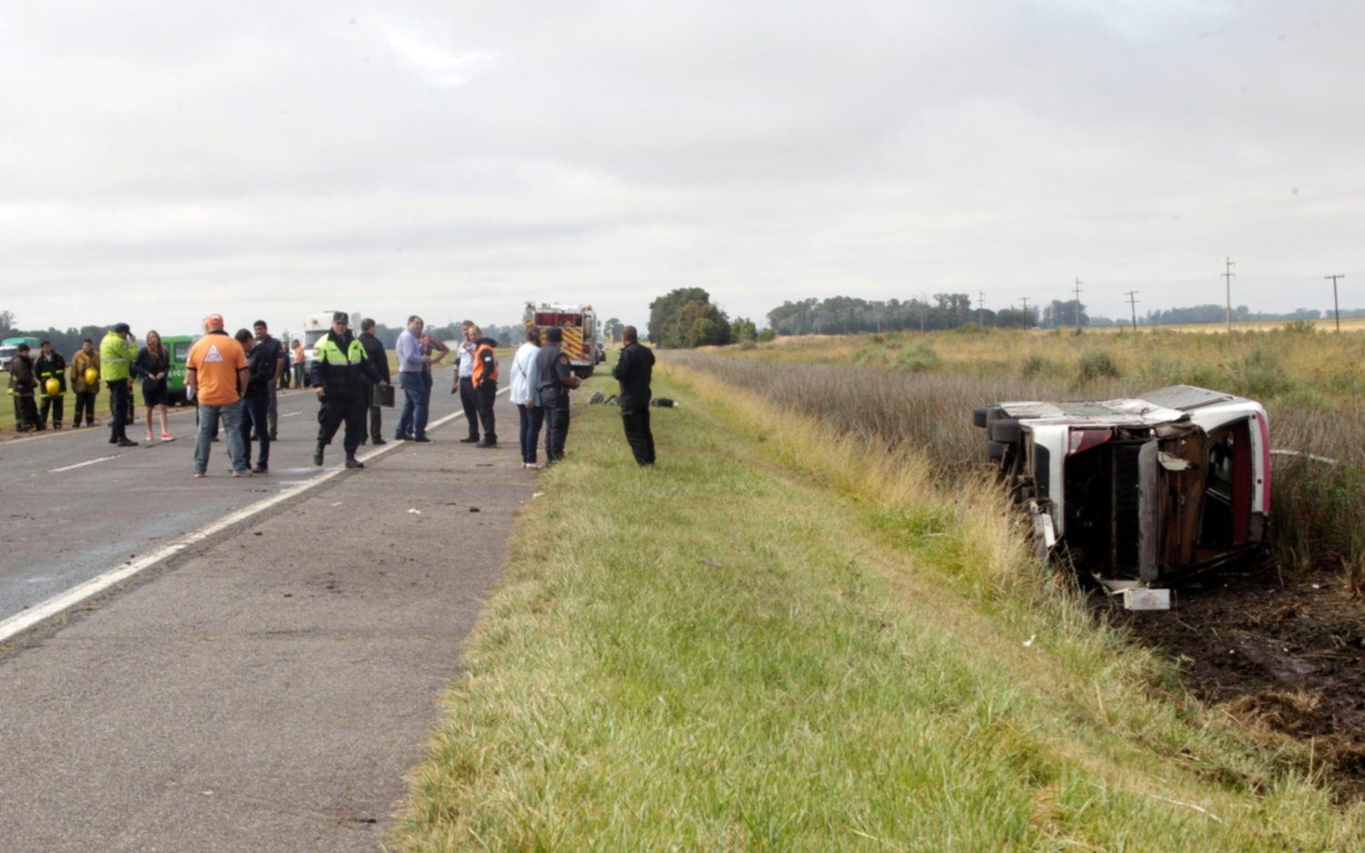 Sigue con respirador una de las dos nenas  internadas tras el vuelco en la ruta 2