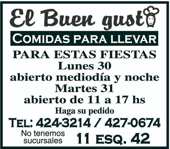Para este Fin de Año, elegí las mejores comidas para llevar con calidad asegurada