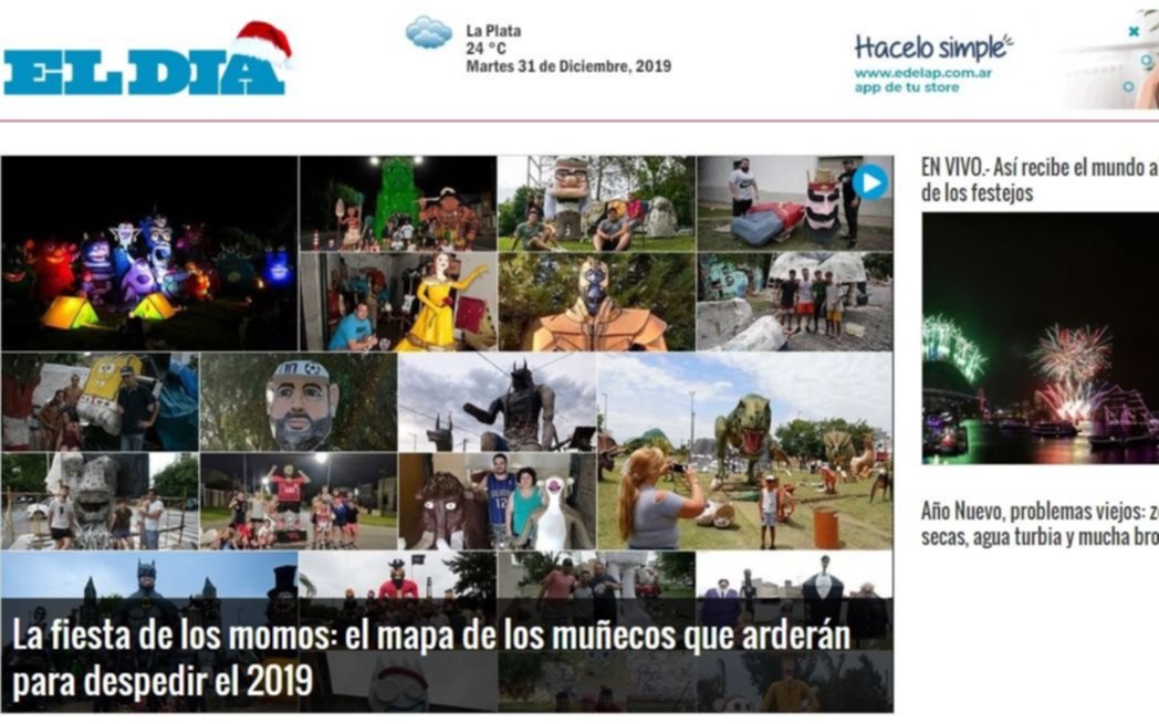 Se fue el 2019: lo más leído del año en eldia.com y los videos más vistos