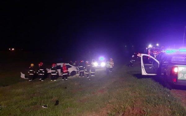 Vuelco fatal en Autovía 2