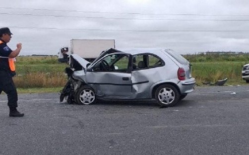 Un muerto y tres menores heridos por un choque en la ruta 11 interbalnearia 