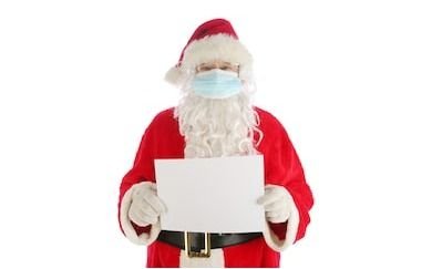 Una buena noticia para los chicos: Papá Noel es inmune al coronavirus