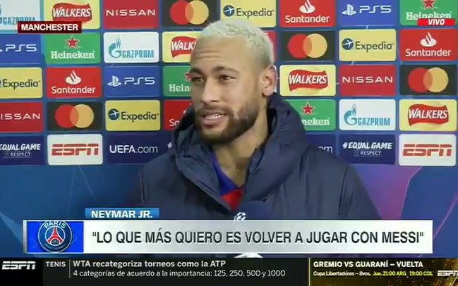 Bombazo de Neymar :"Quiero volver a jugar con Messi; seguro lo haremos en 2021"