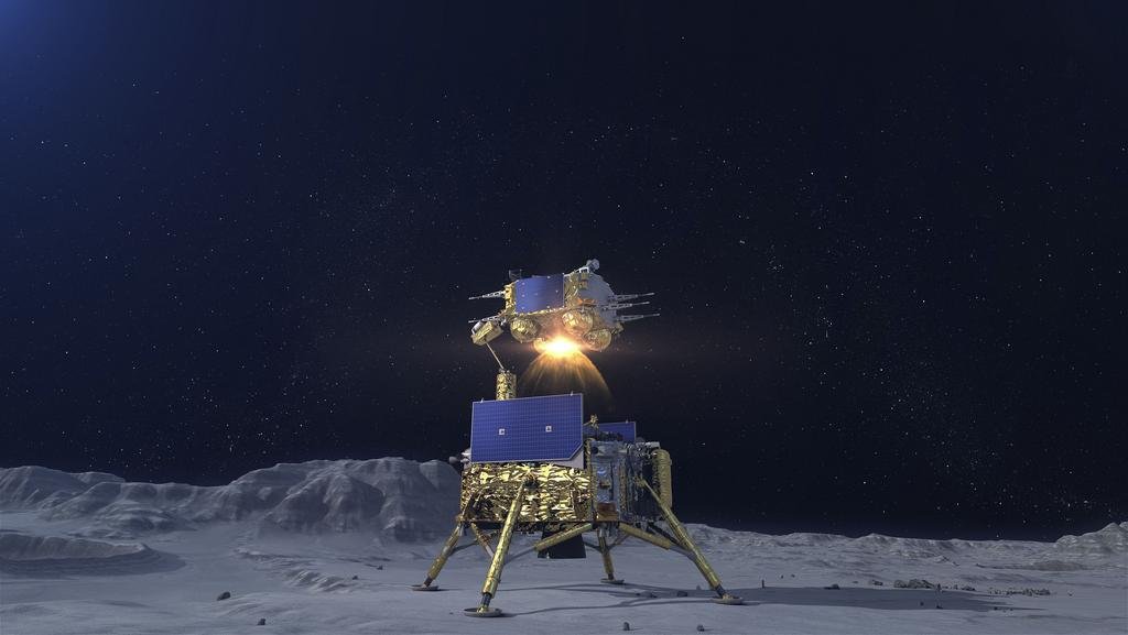 Con rocas, polvo y mucho para analizar, vuelve de la Luna la sonda China