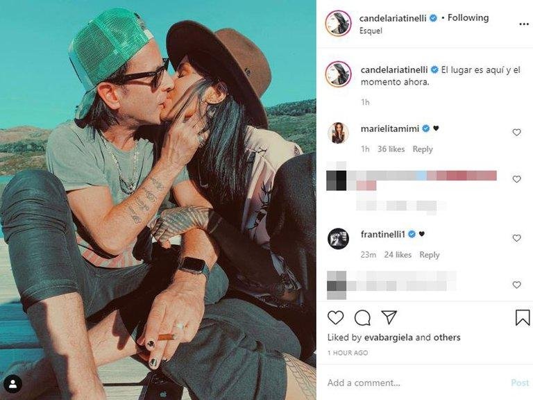 La fogosa foto de Cande y Coti para acallar rumores