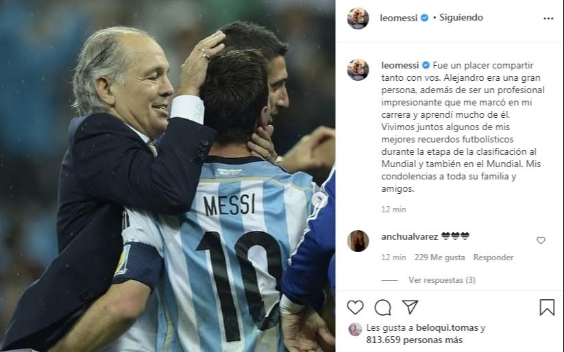 Lionel Messi despidió a Sabella: "Fue un placer compartir tanto con vos"