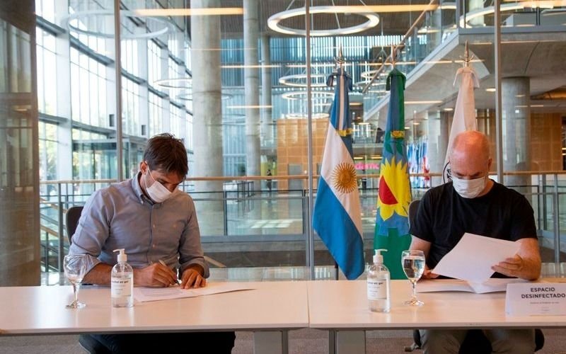 Passaglia firmó un acuerdo con Larreta