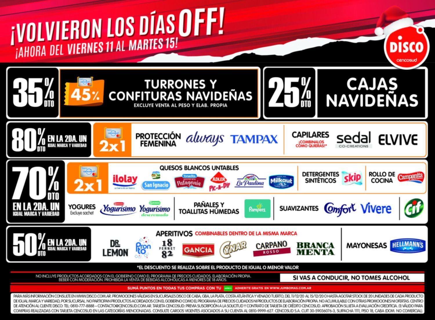¡Volvieron los días OFF! Aprovechá del viernes 11 al martes 15