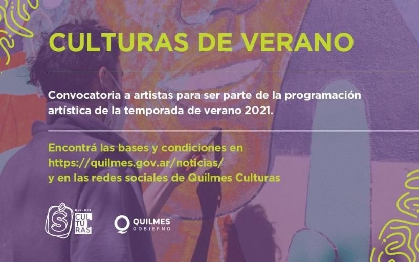 Convocatoria a artistas locales para ciclo de verano 2021