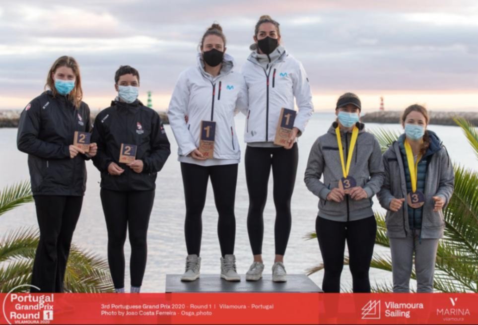 La platense Travascio y Branz ganan el bronce en Portugal