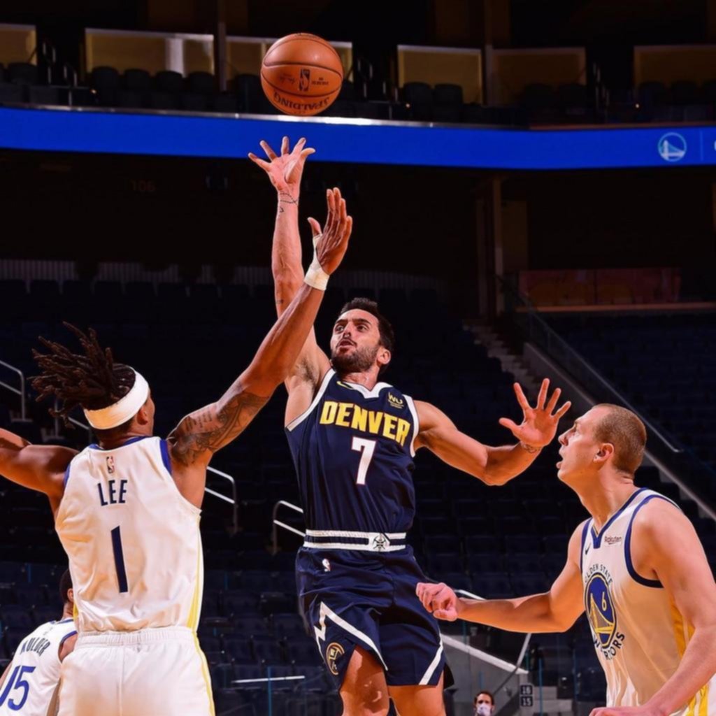 Campazzo demostró que está a la altura de la NBA con un debut prometedor