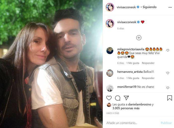 “Ese muchacho me tiene enamorada”, dijo Saccone sobre su nueva pareja