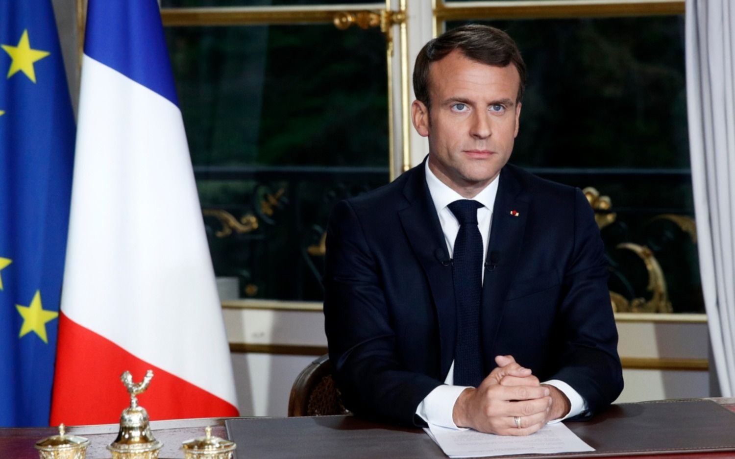 Macron dio positivo por coronavirus y se mantendrá en aislamiento durante siete días