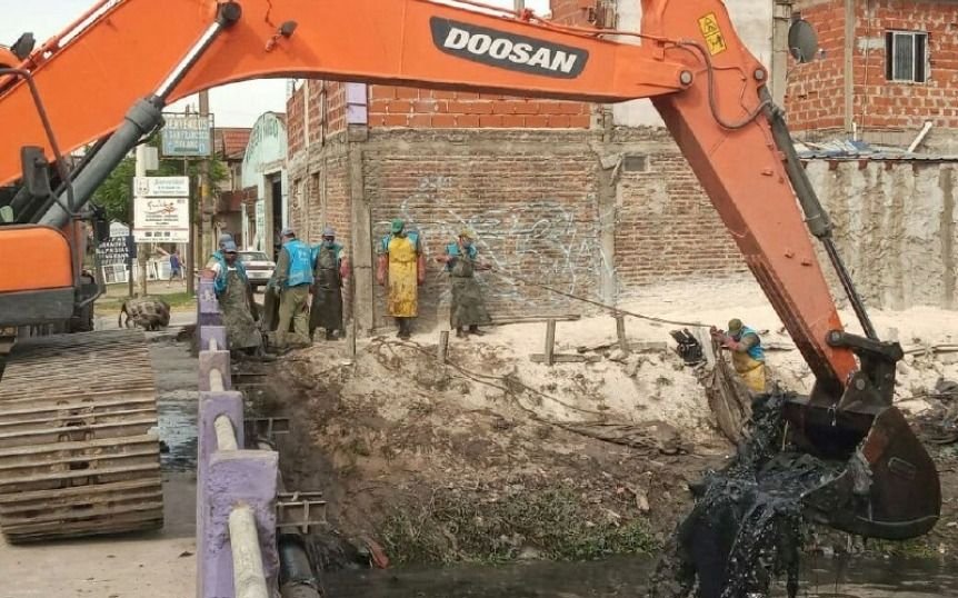 Limpieza de arroyos