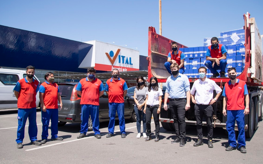 SuperMayorista Vital donó 1.000 cajas navideñas en comedores de La Plata