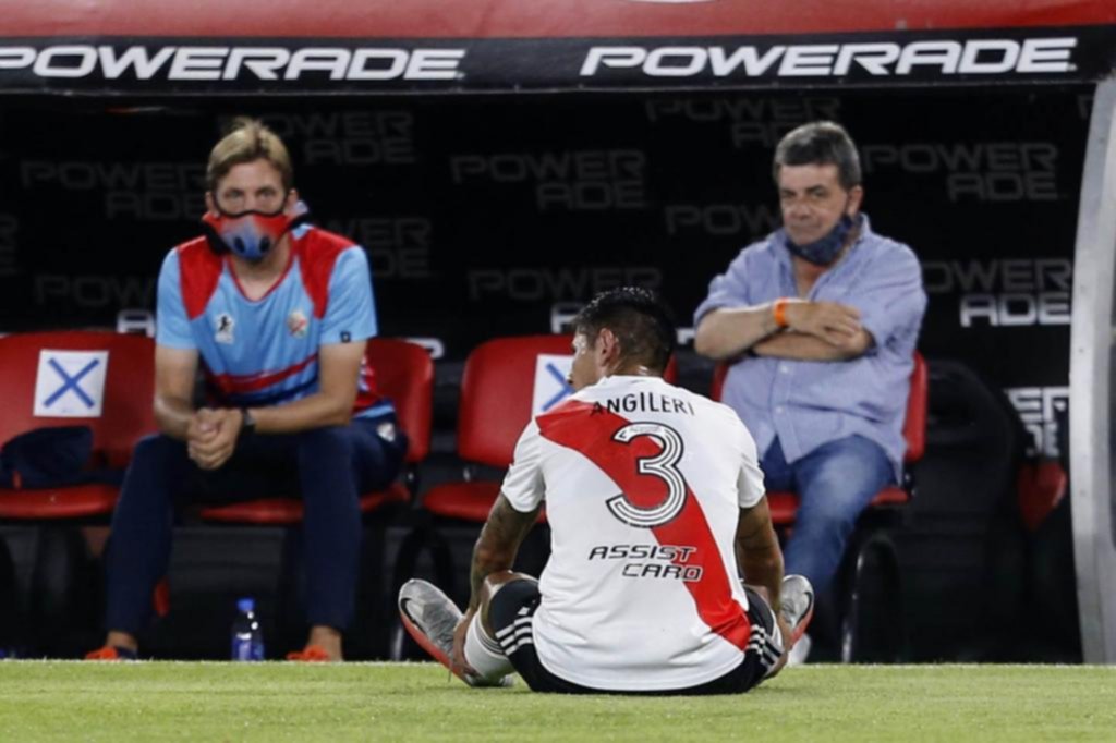 Angileri, la primera baja de River para el Superclásico y las semis con Palmeiras