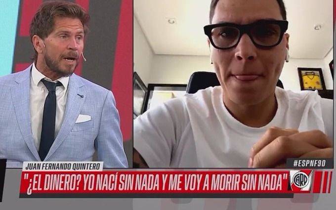 "Me fui de River porque hay muchas cosas que te saturan", confesó Juanfer Quintero