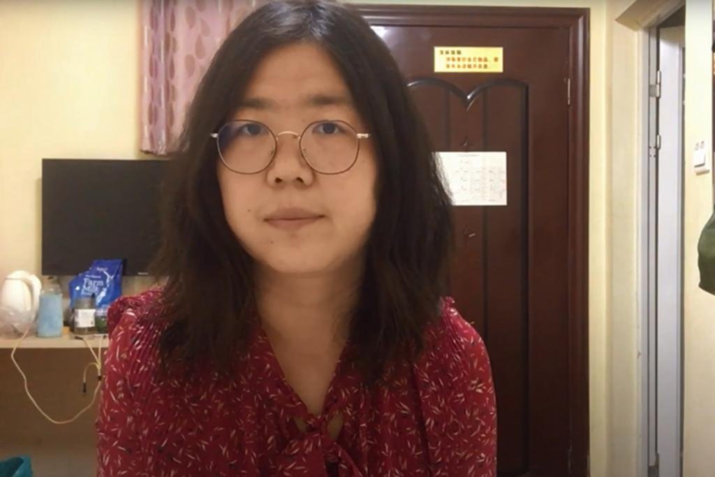 La periodista que China condenó a prisión por informar sobre el virus