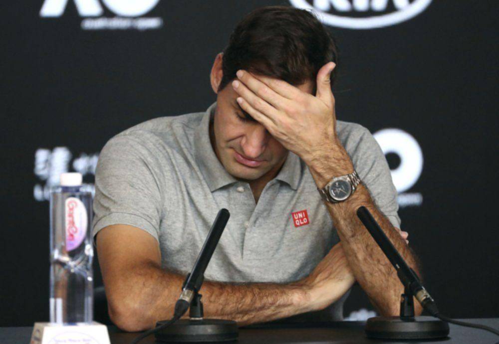 Federer y esa maldita rodilla derecha