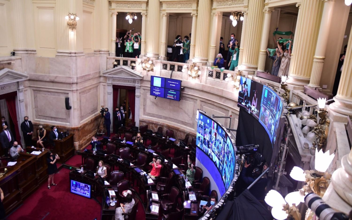 Cómo votaron los senadores en la histórica sanción de la legalización del aborto
