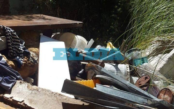 Denuncian pastizales altos, basura y roedores en un baldío de la zona de Parque Saavedra