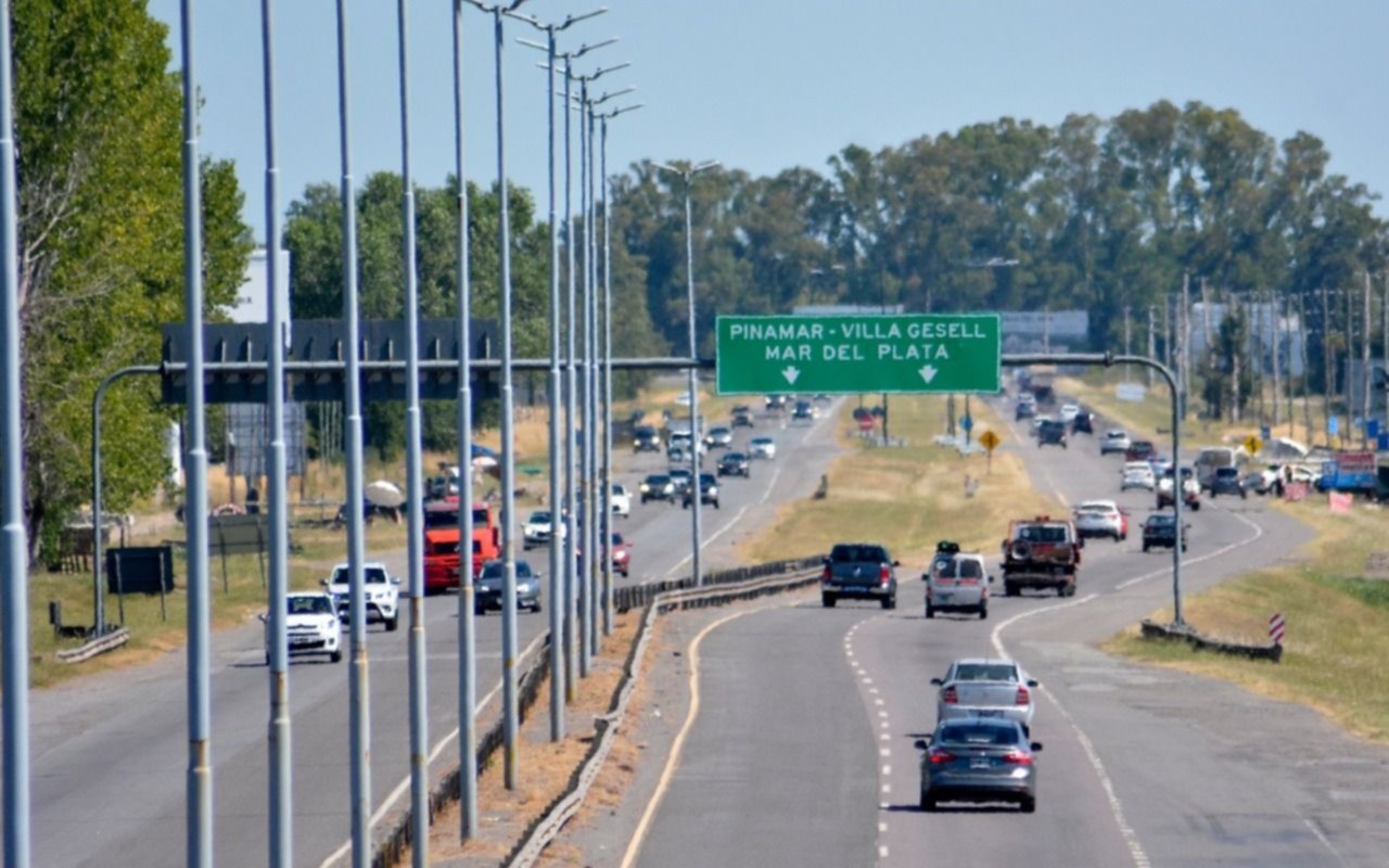 Rutas cargadas: más de 2.200 vehículos por hora viajan a la Costa Atlántica