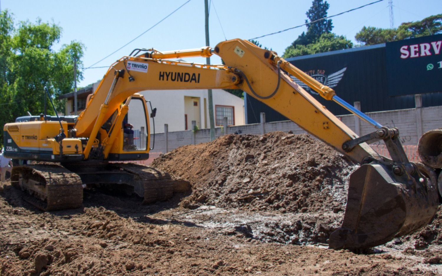 Pavimentan calle 22 entre Camino General Belgrano y Ruta 36
