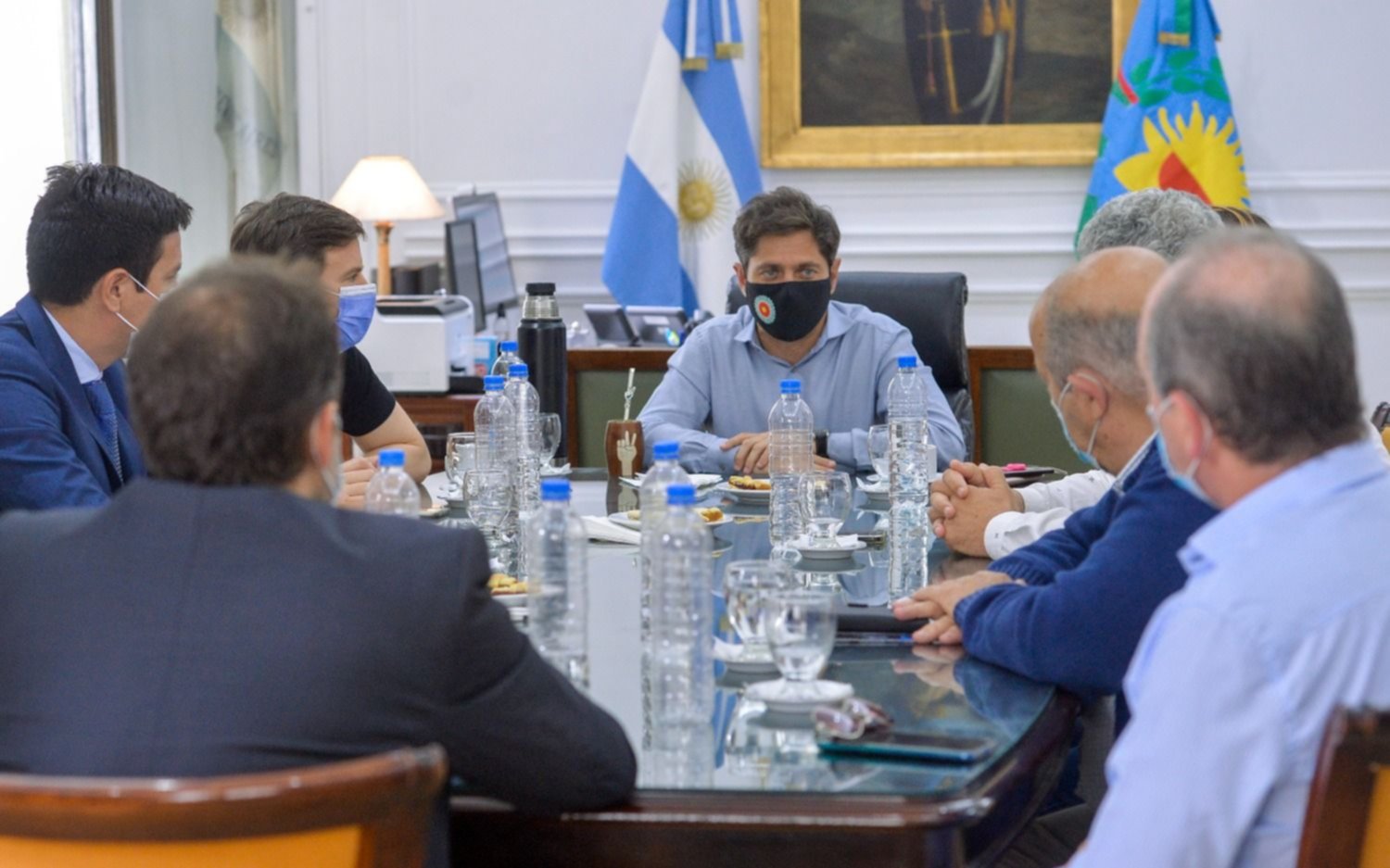 De cara a la temporada de verano, Kicillof recibió a intendentes de la costa atlántica