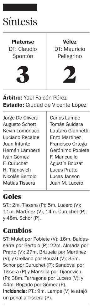 Platense cerró el torneo con un triunfo agónico