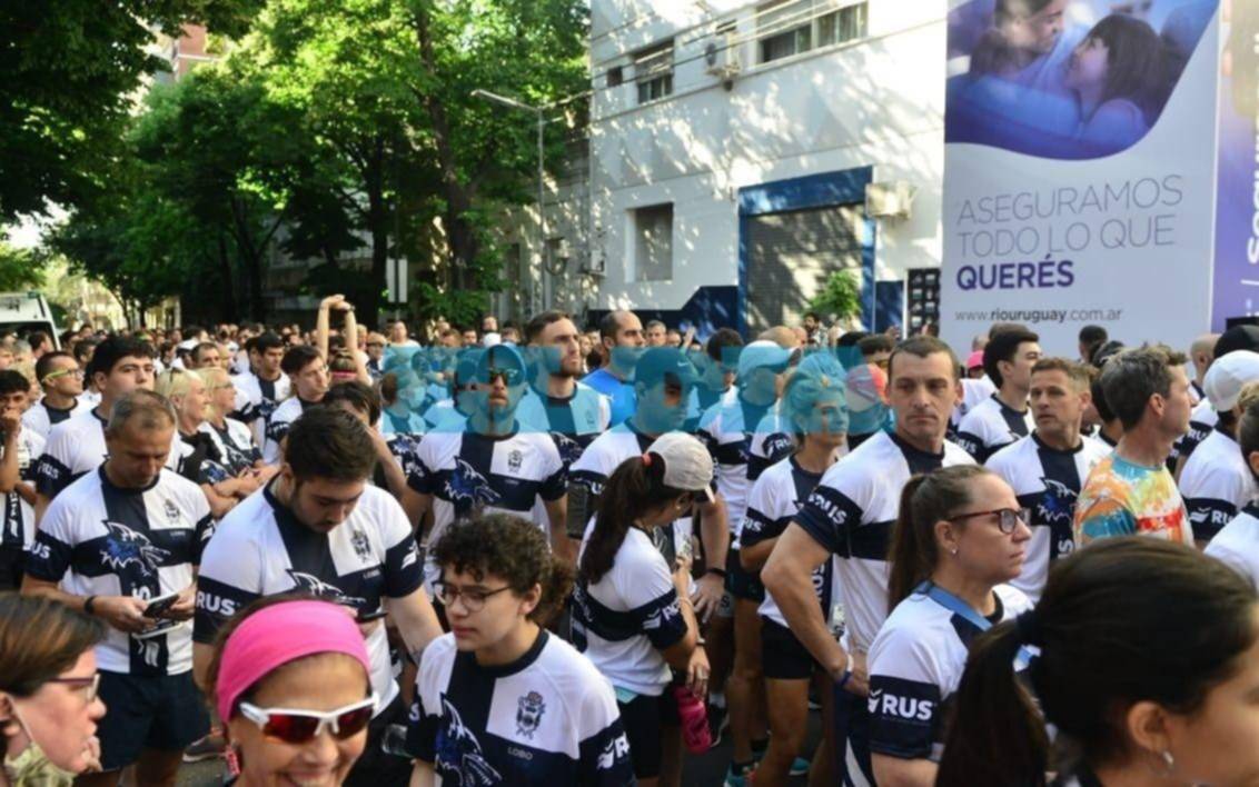 Con gran convocatoria, se realizó la maratón organizada por Gimnasia