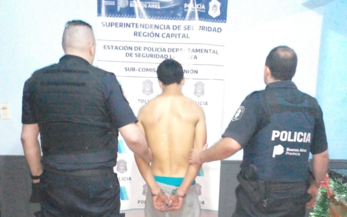 Acusado de golpear a su pareja e intentar huir con su hijo fue detenido por la policía en La Plata