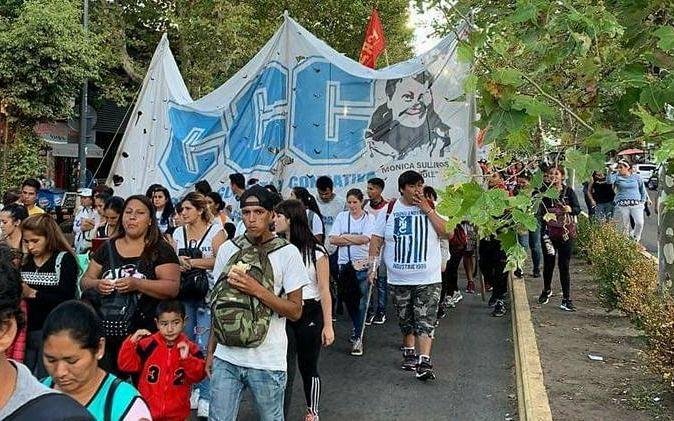 Marcha de organizaciones K