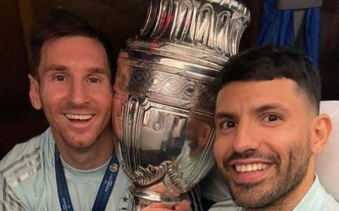 El emotivo mensaje de Messi al Kun: "Te quiero mucho amigo"