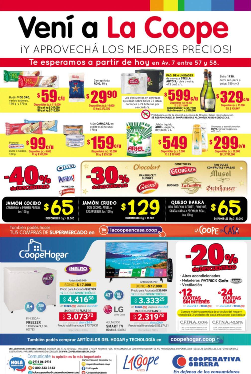 Vení a La Coope y aprovechá los mejores precios