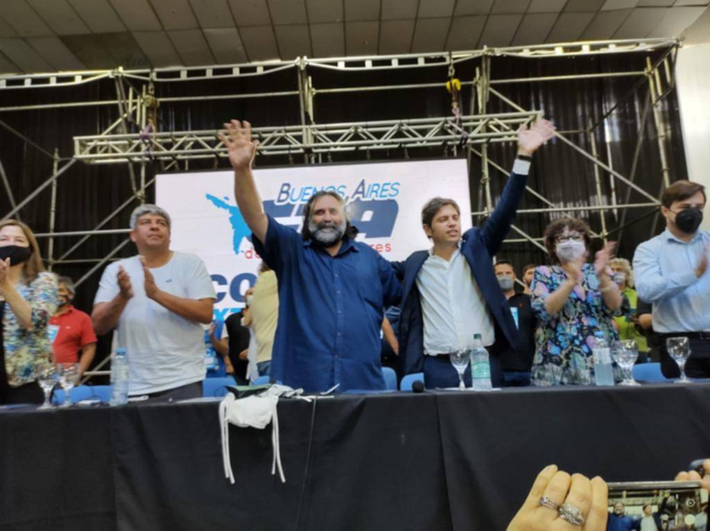 Kicillof compartió acto con gremios de la CTA