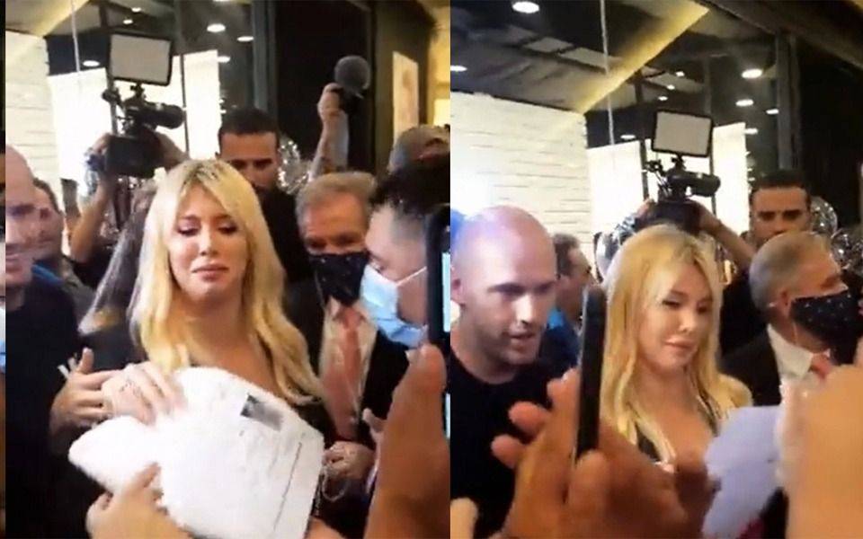 ¡Consiguió trabajo! Le dio el CV en mano a Wanda Nara y ya la contrató