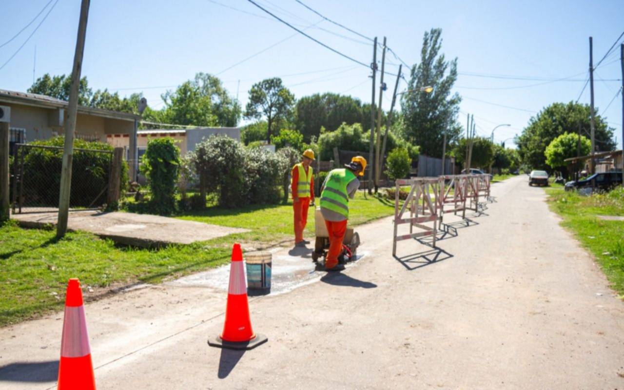 Gutiérrez: Se inició una nueva obra de entubamiento